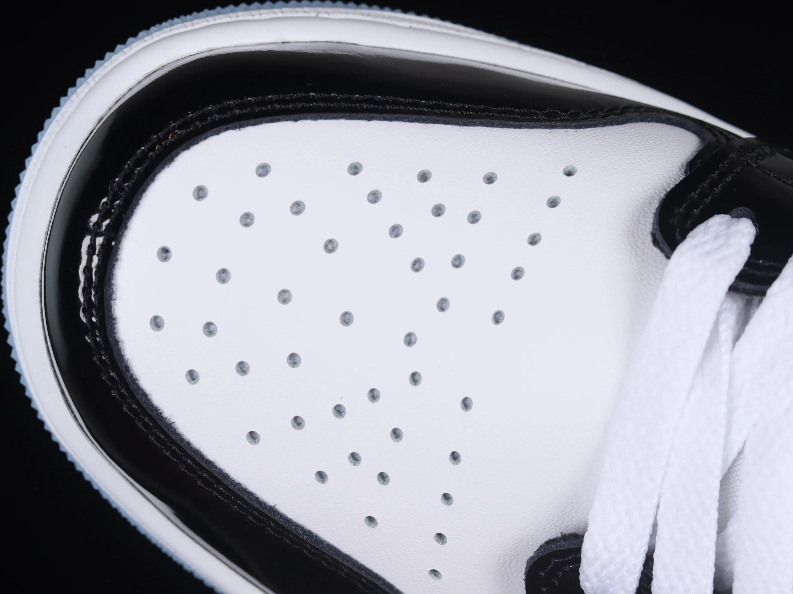 All categories Air Jordan Jordan series basketball shoes Air Jordan 1 Low G version pure original Air Jordan 1 Low "Concord" AJ1 Joe 1 Concord black and white patent leather low-top basketball shoes DV1309-100